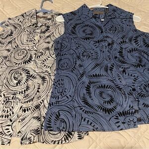 2 I.E. Sleeveless Relaxed Shirts